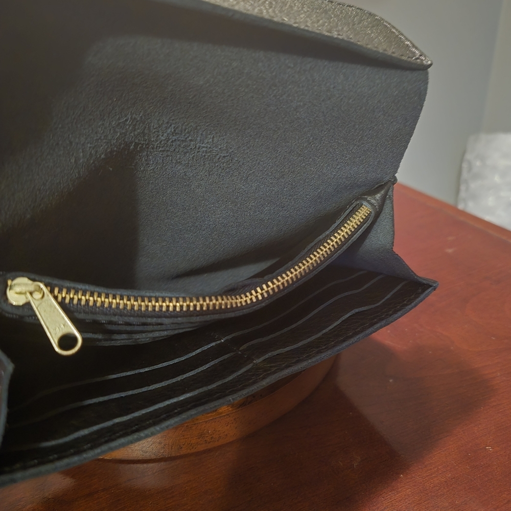 NEW Portland Leather Goods Large Bozeman Wallet/Black - Picture 11 of 12